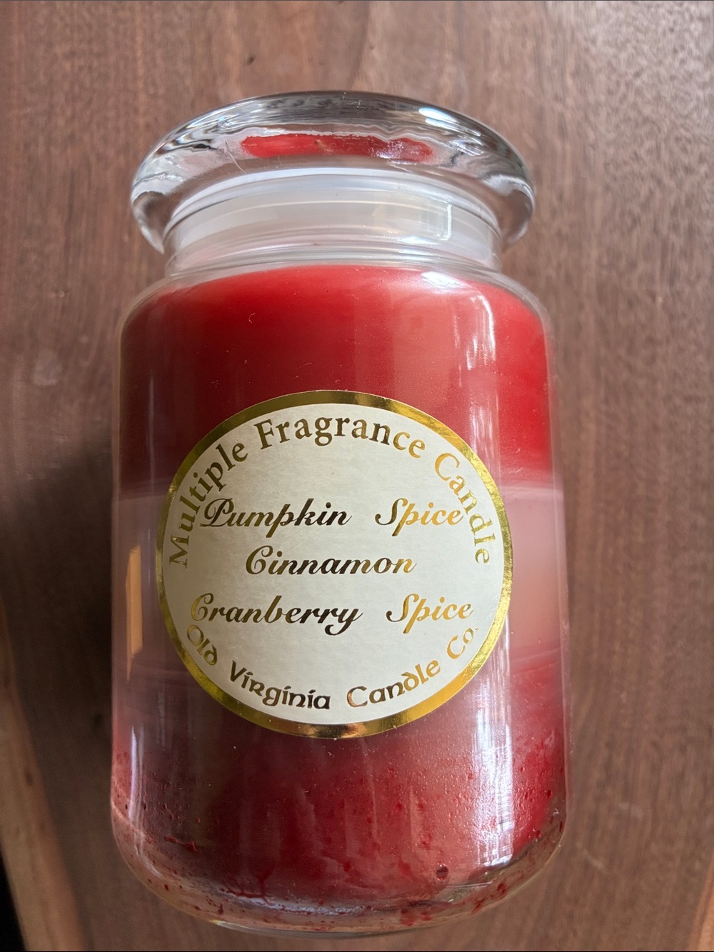 Vintage  Old Virginia Candle Company candle